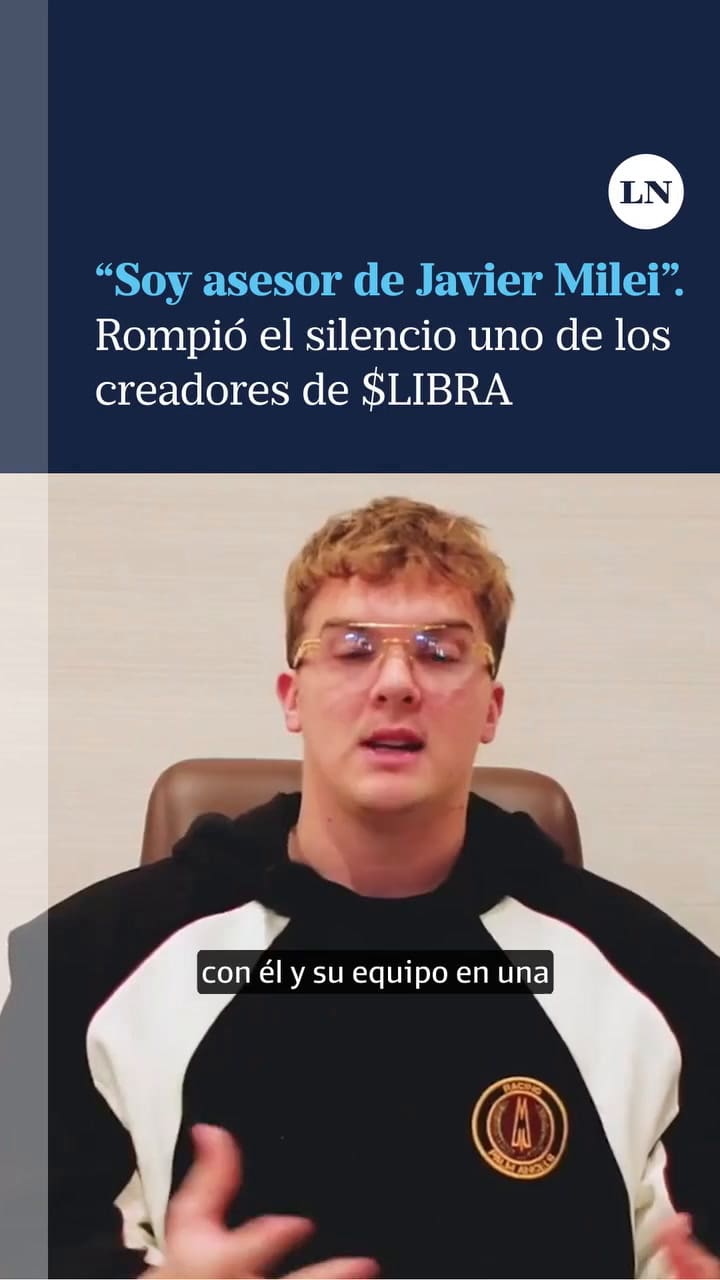 El Empresario Estadounidense Hayden Mark Davis, De Kelsen Ventures, Uno De Los Impulsores De $LIBRA, Confirmó En Un Video Ser Asesor Del Presidente Javier Milei Y Aseguró Que Le Inyectará Liquidez Nuevamente Al To