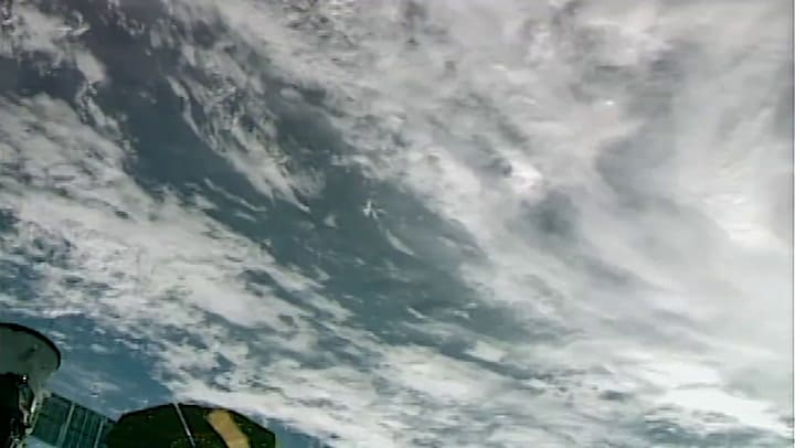 Video sobre el huracán Milton