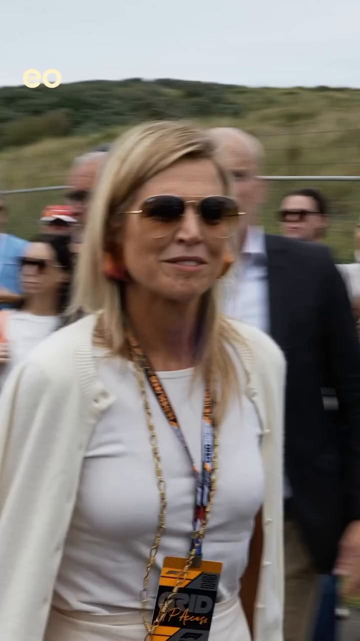 El look de la familia real holandesa para ver la F1