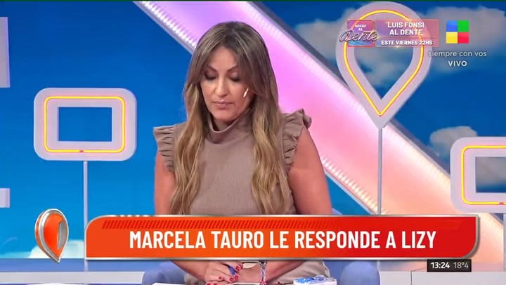 Marcela Tauro Le Responde A Lizy Tagliani Yo Tengo Algo Personal Con Ella