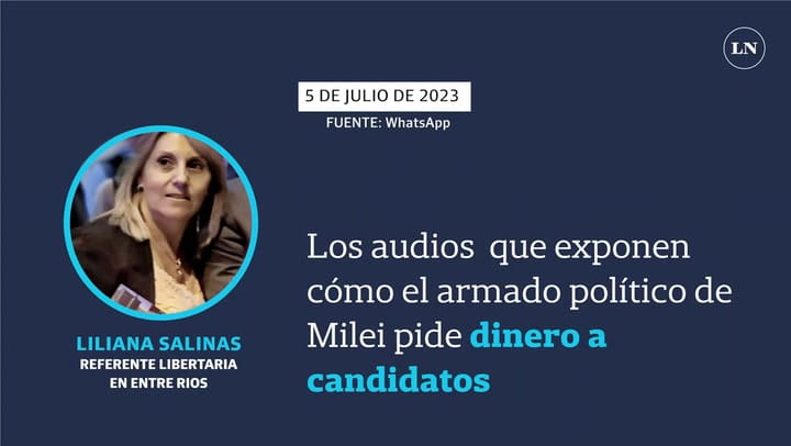 Los audios de Liliana Salinas que confirman el intercambio de candidaturas por dólares