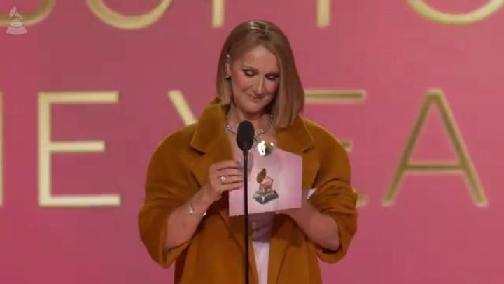Premios Grammy 2024. Acusan a Taylor Swift de ignorar a Celine Dion