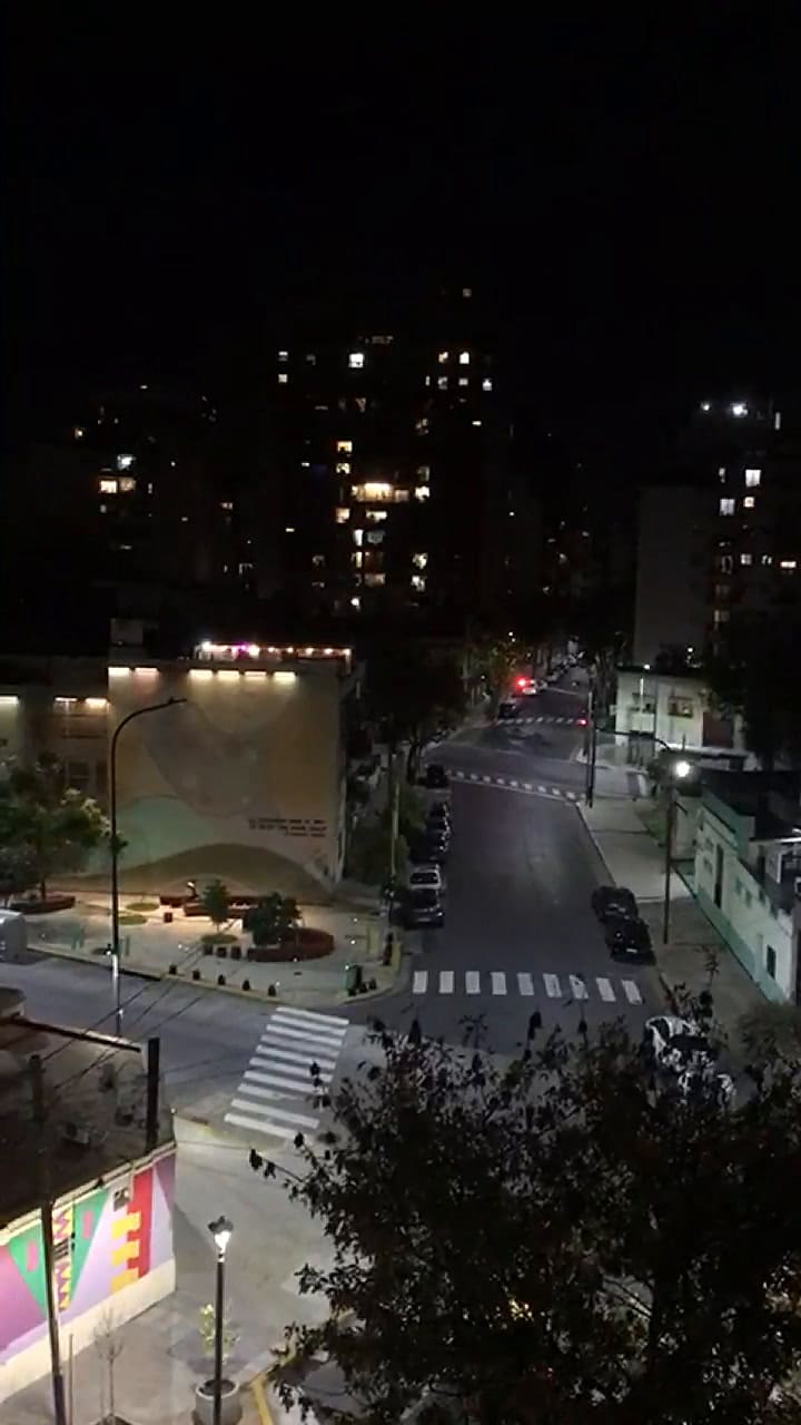 El cacerolazo en Barrio Norte