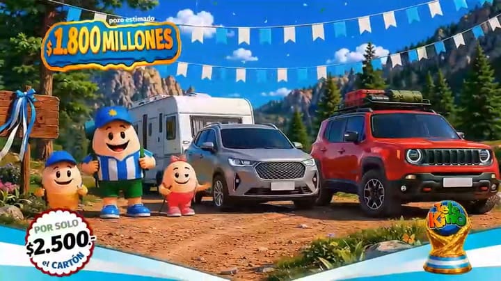 El sorteo del Telekino para el domingo 28 de junio