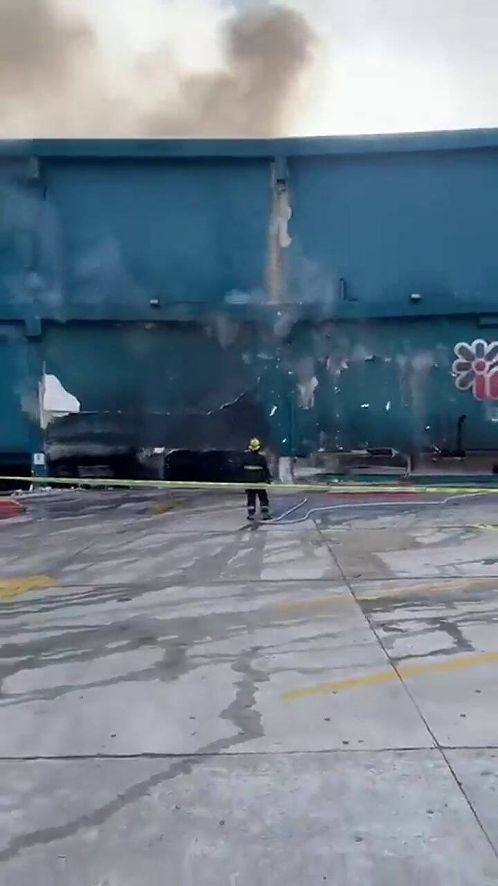 Punta del Este: se incendió la Tienda Inglesa