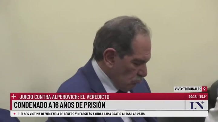 Alperovich Fue Condenado A 16 Años De Cárcel Por Abuso Sexual - Trim - Trim