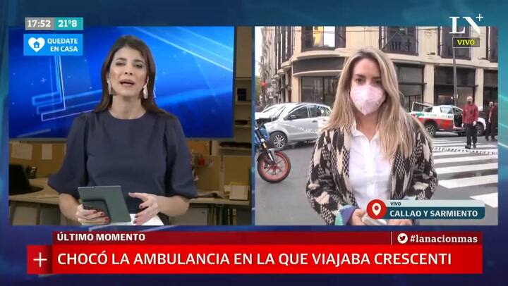 Chocó la camioneta donde viajaba el titular del SAME, Alberto Crescenti
