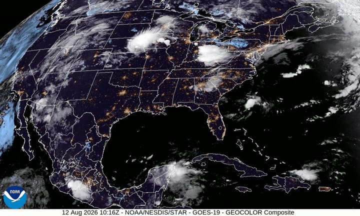 Satélite De La NOAA Hoy