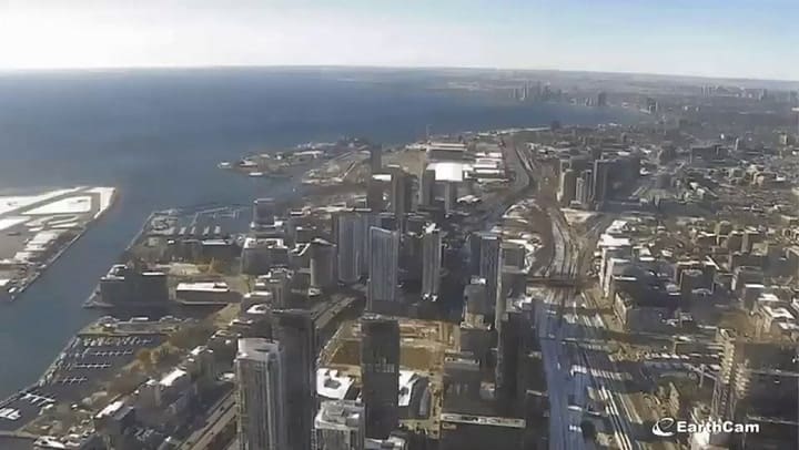 El momento del impacto del meteorito avistado en Nueva York - Fuente: Earthcam