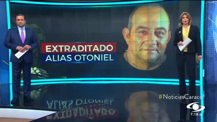 Las lágrimas de alias ‘Otoniel’ cuando era extraditado