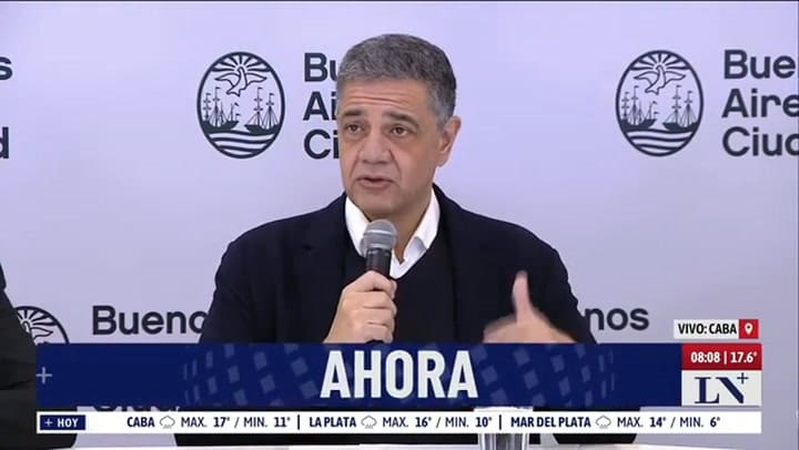 Conferencia del jefe de Gobierno porteño: vecinos pagarán menos por cancelar sus deudas