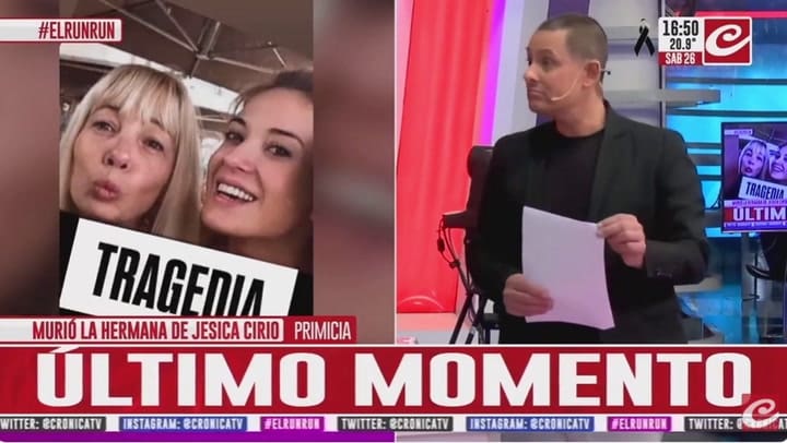 Horacio Cirio rompió el silencio en El Run Run del Espectáculo sobre la muerte de Verónica Mestre