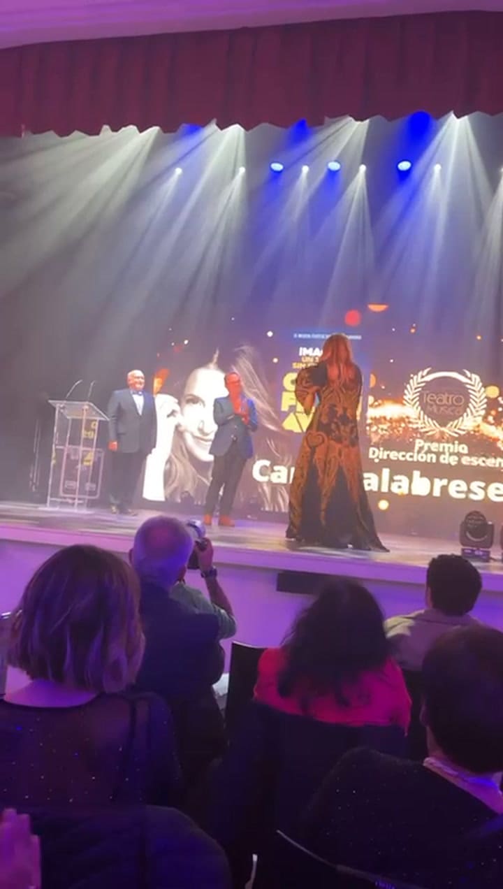 Carla Calabrese, ganadora del Premio Teatro Musical Español
