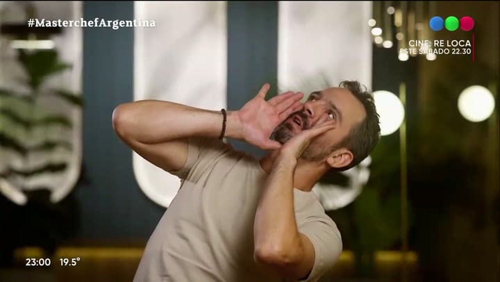 Agustín preparó un carpaccio que sorprendió al jurado de Masterchef