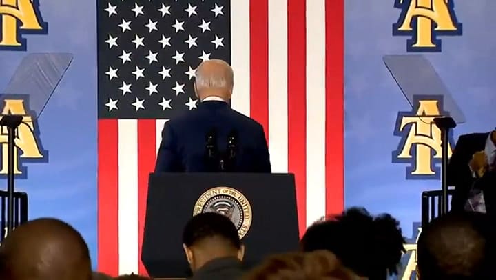El gesto de Joe Biden que preocupó a los ciudadanos estadounidenses
