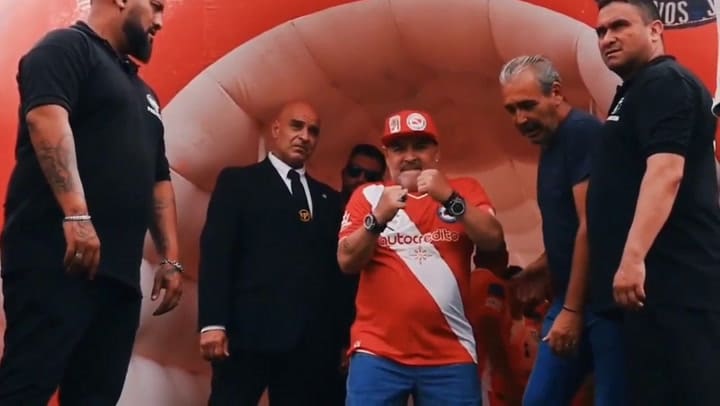 El homenaje de Argentinos Juniors a Diego Maradona