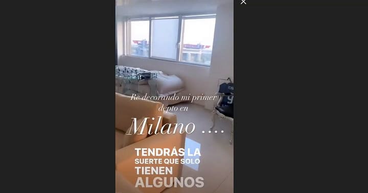 Wanda Nara mostró el espectacular departamento de la familia Icardi en Milano