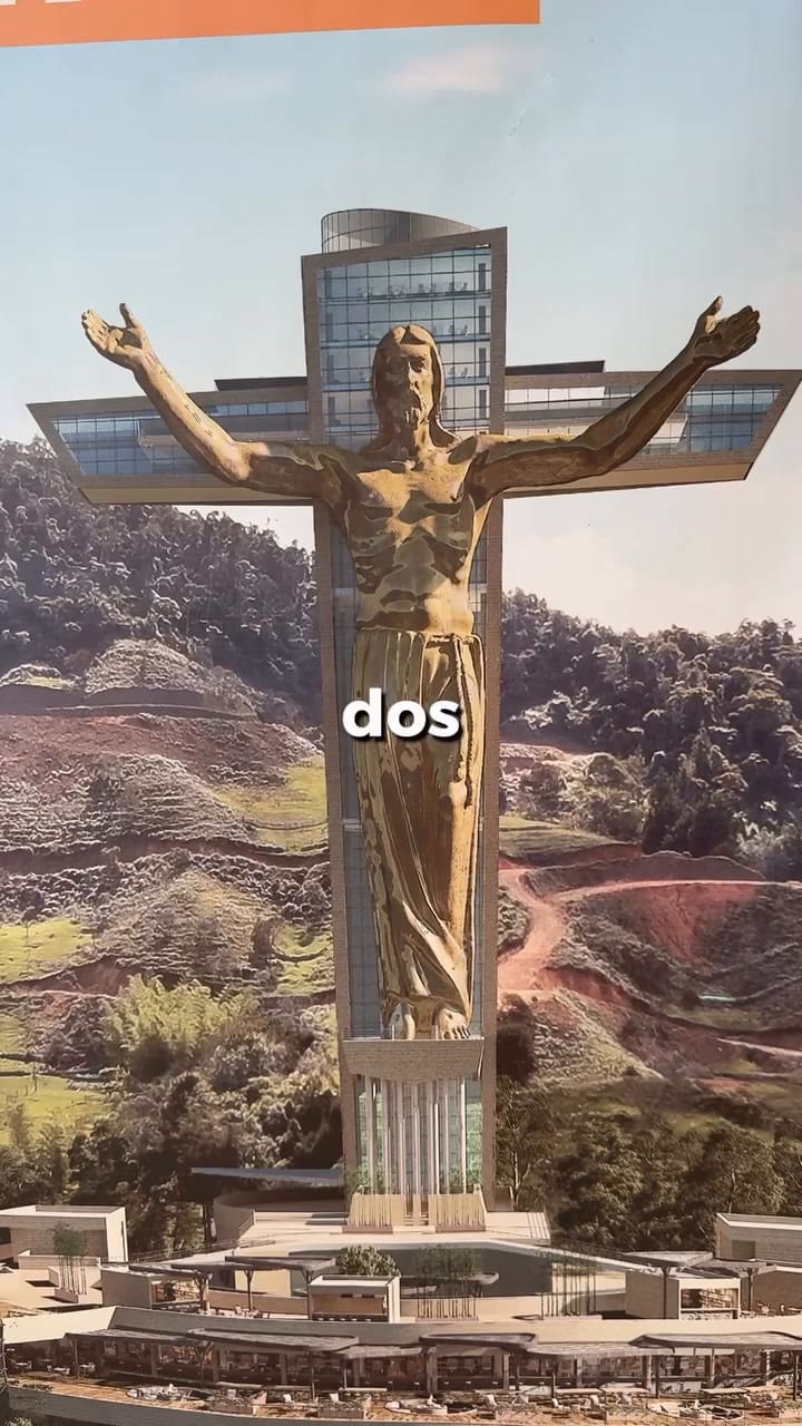 La construcción del Jesucristo más grande de Sudamérica