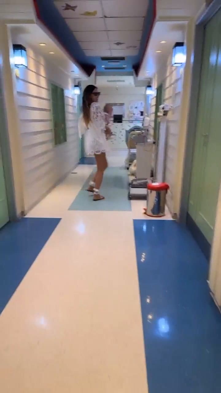 Barby Franco celebró el alta de su hija