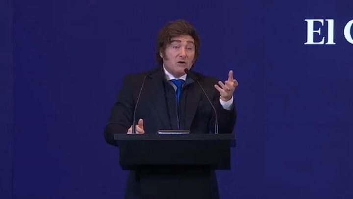 Milei, contra la compra de reservas