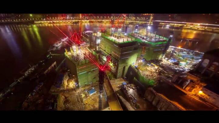 El impresionante rascacielos horizontal que se construye en China - Fuente YouTube