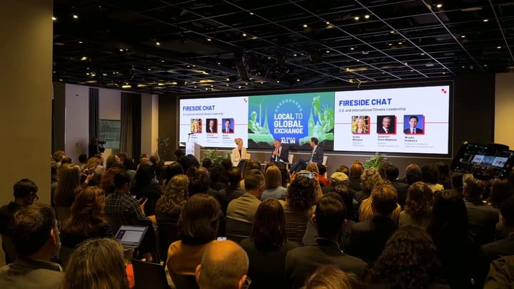 Así fue la participación del gobernador Gavin Newsom en la Semana del Clima de Nueva York