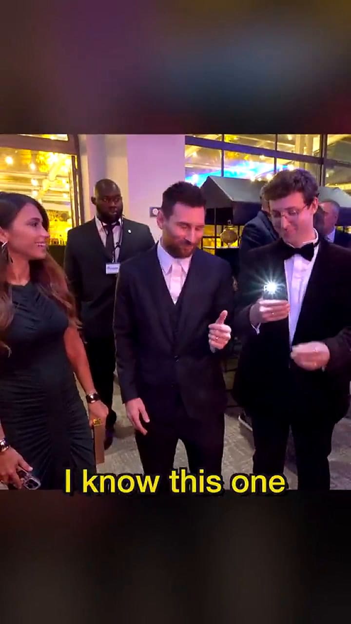 Ese ya lo conozco', el desopilante comentario de Messi ante un truco de magia