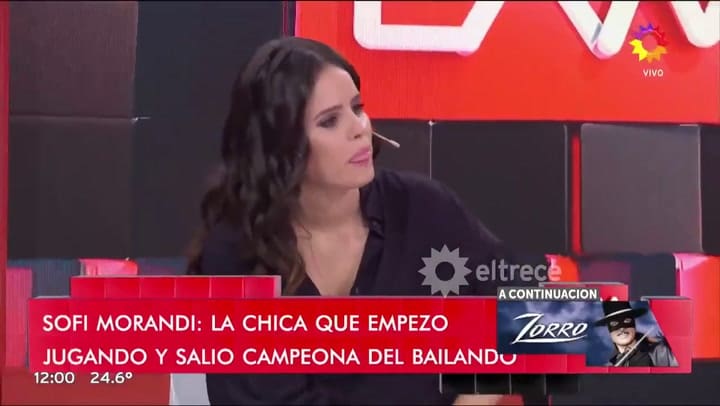 Sofi Morandi habló de los likes con Diego Leuco - Fuente: Elrece