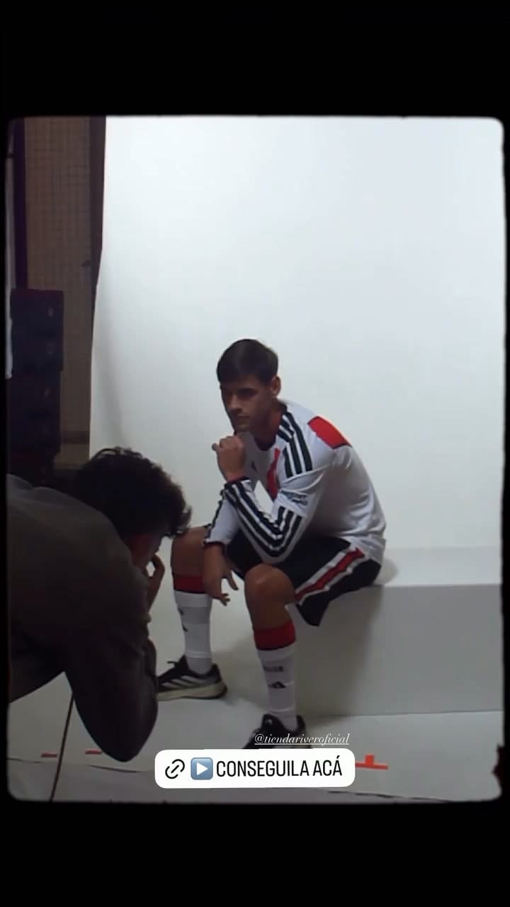 El detrás de escenas de la presentación de la nueva camiseta de River