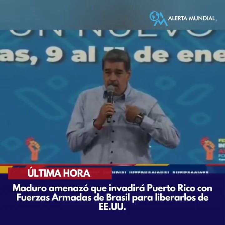Maduro amenaza con invadir Puerto Rico
