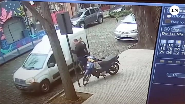 Así descubrió el delivery la varilla del tunel