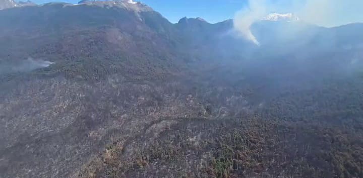 Incendios en el Sur