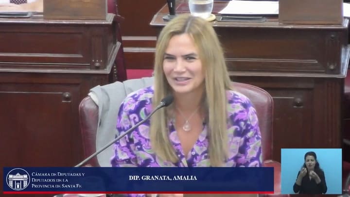 La frase de Amalia Granata que incomodó al titular de la Cámara de Diputados y provocó a una colega