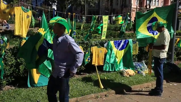 Argentina - Brasil: Cómo se preparan los hinchas en Belo Horizonte - Credito: Fabian Marelli