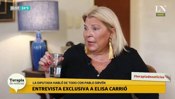 Lilita Carrió, en exclusiva: 'Garavano es un imbécil, no tiene idea de la dimensión de las causas qu