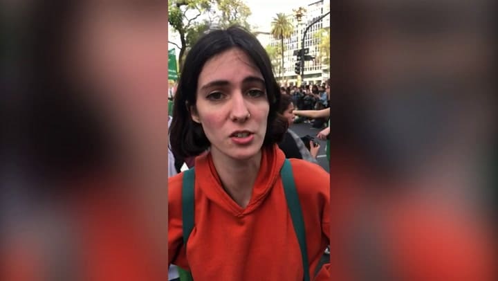 Mercedes Pombo, de Jóvenes por el Clima y una de las líderes