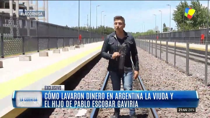 La Cornisa reveló que el heredero de Pablo Escobar lavaba dinero en la Argentina