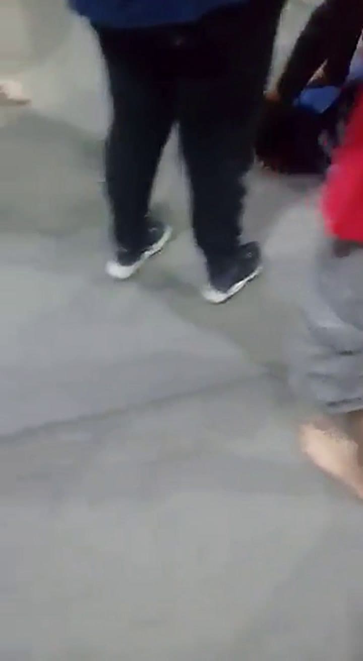 Susto en una estación de servicio