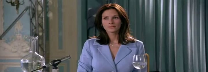 Emma Chambers en el final de Notting Hill