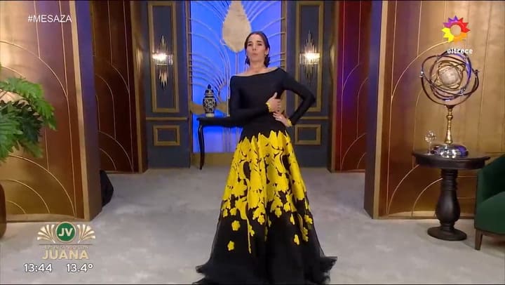 El look arabe de Juana Viale
