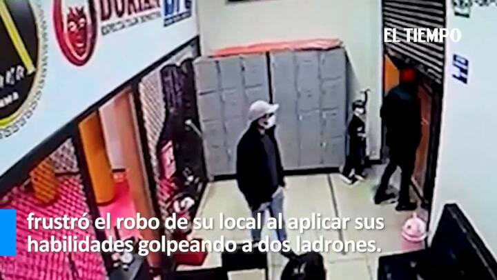 Profesor de artes marciales frustra robo tras golpear a los ladrones