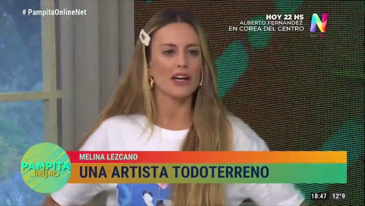 Melina Lezcano sobre su papa biologico