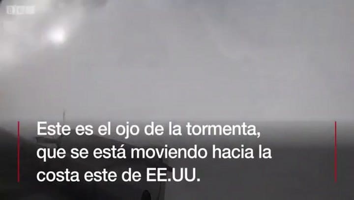 Así avanza el huracán Florence hacia la costa este de Estados Unidos - Fuente: BBC