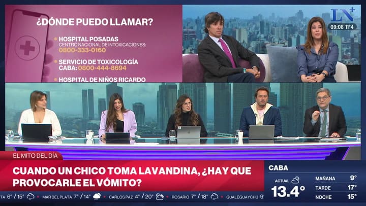 Tartaglione - mito del dia: si un chico toma lavandina, ¿hay que provocarle el vomito?