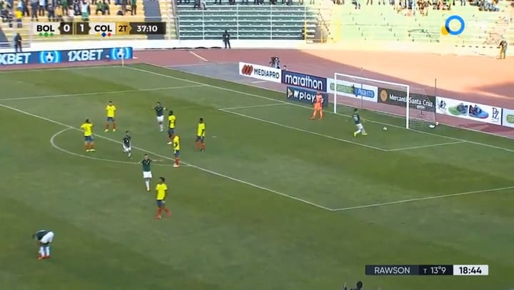 Lo empató Bolivia con un golazo desde afuera de área