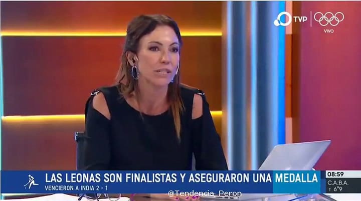 Magui Aicega se quebró en vivo tras el triunfo de Las Leonas: 'Estoy muy emocionada'