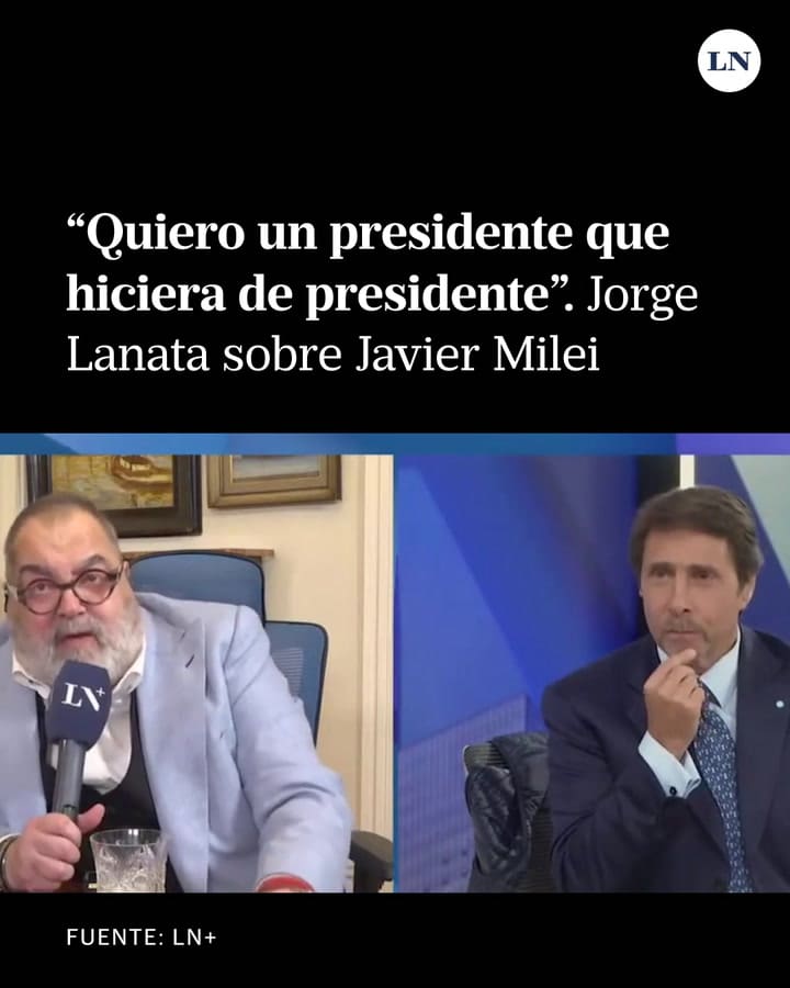El día que Jorge Lanata denunció penalmente al presidente Milei por llamarlo "ensobrado"
