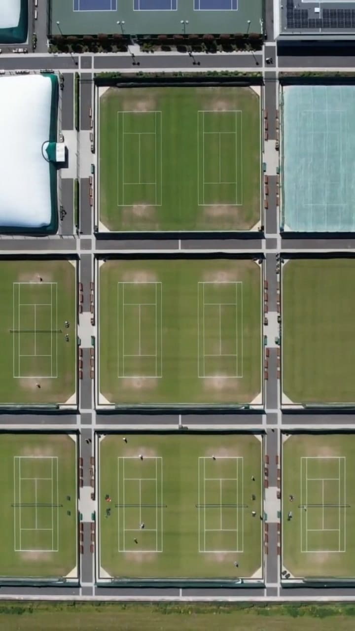 El Raynes Park Community Tennis Centre de Wimbledon. Fuente: Fineturf