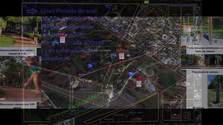 Un nuevo nuevo circuito aeróbico para Parque Avellaneda