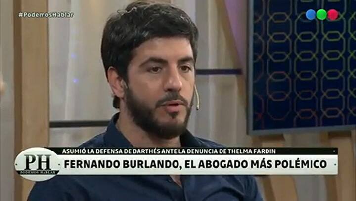 El cruce entre Fernando Burlando y Marco Antonio Caponi - Fuente: Telefe